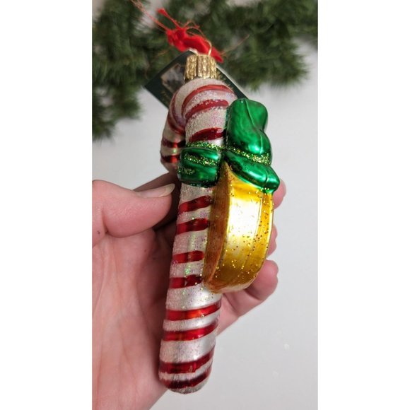 Candy Cane Retired Old World Christmas Ornament - Picture 3 of 5